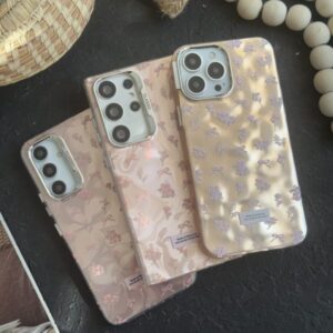 قاب موبایل آیفون گل رزیتا پاپیون رزگلد g